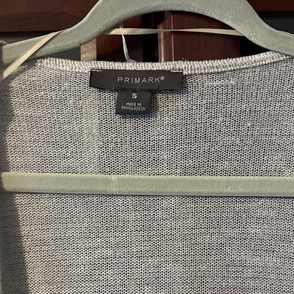 Primark Light Gray Open Front Cardigan - Picture 2 of 4